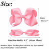 Picture of JOYOYO 40Pcs 4.5" Hair Bows Alligator Clips, Grosgrain Ribbon Girls Bows Clips Barrettes Hair Accessories for Baby Girls Toddlers Kids Teens (4.5inch,20 Colors in Pairs)