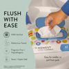 Picture of The Honest Company Plant-Based Toddler Flushable Wipes | Designed for Potty Training | 99% Water, Hypoallergenic, EWG Verified, Safe to Flush | Fragrance Free, 42 Count