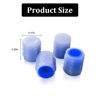 Picture of Luminous Tire Valve Stem Caps for Car, 12PCS Fluorescent Glow in The Dark Air Caps Cover, Illuminated Corrosion Resistant Tire Pressure Caps, Universal for Car, Truck, SUV, Motorcycles, Bike (Blue)