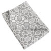 Picture of NTBAY 3 Layer Oversized Muslin Cotton Toddler Blanket, 45x60 Inches Jacquard Reversible Nursery Bed Blanket, Super Soft and Thermal Crib Blanket for All Seasons, Baby Gift, 45"x60", Grey Clover