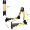 Picture of EASTROCK Guitar Stand Professional Portable Gold Tripod Adjustable A Frame Acoustic Guitar Stand Multiple Guitars for Acoustic Guitar Electric Guitar Bass