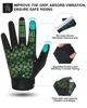 Picture of RIGWARL Motorcycle Gloves for Men and Women Touchscreen, Breathable Skeleton Dirt Bike Glove Non-Slip, Designed Riding Gloves Motorcycle Mens Full Finger for Hiking Hunting ATV MTB Gloves,Green