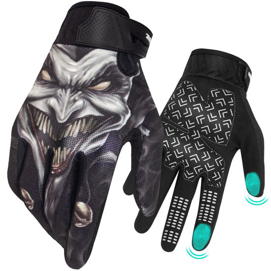 Picture of RIGWARL Motorcycle Gloves for Men and Women Touchscreen, Breathable Joker Dirt Bike Glove Non-Slip, Designed Riding Gloves Motorcycle Mens Full Finger for Hiking Hunting HWK ATV MTB MX Gloves