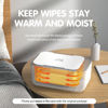 Picture of Baby Wipe Warmer, Wipe Warmer and Baby Wet Wipes Dispenser, Smart Precise Temperature Control Large Capacity Evenly Overall Heating Silence, Wipes Warmer for Babies Portable Wipe Warmer (White)