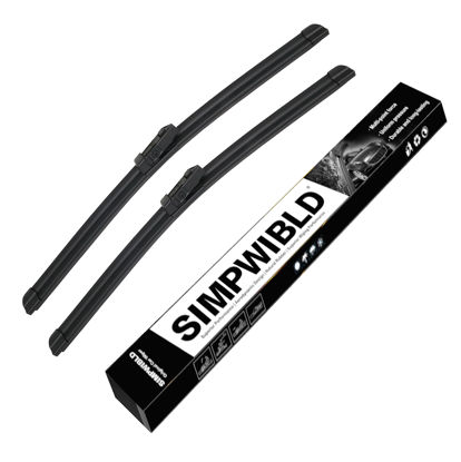 Picture of 2 Factory Wiper Blades Replacement For 2019-2021 Volkswagen Arteon/2016-2021 Volkswagen Passat/2017-2021 Tesla 3 Original Equipment Windshield Wiper Blades Set 26"+19" (Set of 2)
