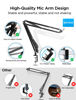 Picture of Microphone Boom Arm Desk Mount for Wave/Blue Yeti/Hyperx Quadcast/SM7B/SM58/MV7, Upgraded Metal Stable Heavy Duty Adjustable Scissor Desk Microphone Stand with Handheld Mic Clip, 3/8" to 5/8" Adapter