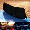 Picture of Car Windshield Sun Shade Compatible with 2024 2023 2022 2021 2020 2019 GMC Sierra 1500 2500 3500 SLT, AT4, Denali Accessories Foldable Sunshade Truck Custom Windshield Sun Visor