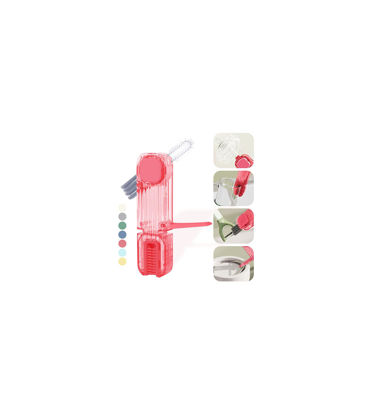Picture of VIDONIO 4 in 1 Cup Lid Gap Cleaning Brush, Multifunctional Insulation Bottle Cleaning Tools, Mutipurpose Tiny Silicone Cup Holder Cleaner, Home Kitchen Cleaning Tools