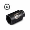 Picture of CASOMAN 1/2" Drive x 32 mm Deep 6 PT Impact Socket, CR-MO, 1/2-inch Drive 6 Point Axle Nut Socket for Easy Removal of Axle Shaft Nuts (32MM)