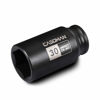 Picture of CASOMAN 1/2" Drive x 30 mm Deep 6 PT Impact Socket, CR-MO, 1/2-inch Drive 6 Point Axle Nut Socket for Easy Removal of Axle Shaft Nuts (30MM)