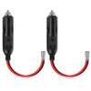 Picture of Nilight 10028W 2 Pack Cigarette Lighter Male Plug with Leads 10Amp Fuse with LED Light Car Replacement Cigar Male Socket Plug Extension Cable
