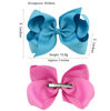 Picture of Big Hair Bows Clips for Girls Little Girl Bows Hair Clip Hair Accessories for Toddler Girls 4-6 (40pcs/6inch)