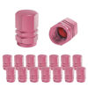 Picture of Fekey&JF 16 PCS Car Tire Valve Stem Caps, Waterproof Airtight Car Wheel Tire Valve Stem Covers Universal for Cars, Bicycles, Trucks, Motorcycles, Car Accessories for Men Women (Pink)