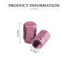 Picture of Fekey&JF 16 PCS Car Tire Valve Stem Caps, Waterproof Airtight Car Wheel Tire Valve Stem Covers Universal for Cars, Bicycles, Trucks, Motorcycles, Car Accessories for Men Women (Pink)