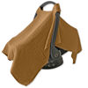 Picture of MOZAH 100% Organic Muslin Car Seat Covers for Infant Car Seat Canopy Baby Car Seat Cover Unisex (Caramel Toffee)