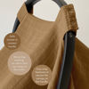 Picture of MOZAH 100% Organic Muslin Car Seat Covers for Infant Car Seat Canopy Baby Car Seat Cover Unisex (Caramel Toffee)
