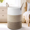 Picture of Artfeel Laundry Basket,Woven Cotton Rope Laundry Hamper,80L for Decorative Storage of Dirty Clothes,Toys and Blankets in Bathroom,Bedroom and Living Room
