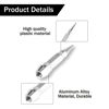 Picture of SINGARO 60mm Spiked Valve Caps, Aluminum Alloy Dustproof and Waterproof Tire Valve Stem Caps, Suitable for Cars, Trucks and Motorcycles (4PCS Silver)