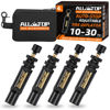 Picture of ALL-TOP Adjustable Auto-Stop Tire Deflator Valve Kit (10-30 PSI) 4 PCS Screw-on Tyre Air Down Tool for Offroad 4x4 (with 5 Valve caps)