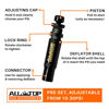Picture of ALL-TOP Adjustable Auto-Stop Tire Deflator Valve Kit (10-30 PSI) 4 PCS Screw-on Tyre Air Down Tool for Offroad 4x4 (with 5 Valve caps)