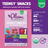 Picture of Plum Organics Teensy Snacks Soft Fruit Snacks - Berry with Puffed Quinoa - 0.35 oz Bags (Pack of 40) - Organic Toddler Food Fruit Snacks