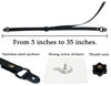 Picture of OeckuXIY 2 Pack Adjustable TV Safety Straps, No-Drill Adhesive Anti-Tip Furniture Anchors for Baby Proofing, Flat Screens Fix to Wall,Cabinet,Stand Or Desk, Earthquake Straps