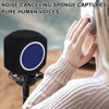 Picture of Professional Microphone Isolation Ball, Sound-Absorbing Microphone Isolation Shield with Pop Filter, Reflection Reduction Mic Isolation Ball Fit for Portable Vocal Booth, Recording Booth