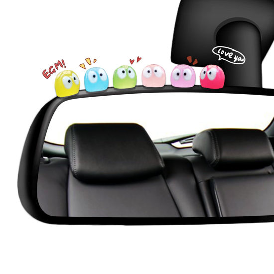 Picture of Cute Luminous Soot Sprites,35 Pcs Automotive Interior Decoration Accessories for Car Rearview Mirror and Dashboard,Cute Anime Decor for Home Garden Office,Funny Ornament Gifts(Multicolour)