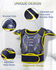 Picture of Kids Dirt Bike Gear - StarknightMT Youth Motorcycle Gear Riding Protective Motocross Armor Suit Chest Protector for Boys Girs Biking Cycling Skating Off-Road, Yellow