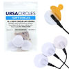 Picture of URSA Soft Circles: Reusable Soft Covers That Provide a Shield Against the Wind and Camouflage for Lavalier Mics. (15x Soft Circles + 30x Stickies, White)