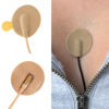 Picture of URSA Soft Circles: Reusable Soft Covers That Provide a Shield Against The Wind and Camouflage for Lavalier Mics. (15x Soft Circles + 30x Stickies, Beige)