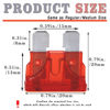 Picture of (20 pcs) 10 Amp Standard Blade Fuse, 10 A Automotive Fuse for Car Truck