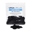 Picture of URSA Soft Circles: Reusable Soft Covers That Provide a Shield Against the Wind and Camouflage for Lavalier Mics. (100x Soft Circles, Black)