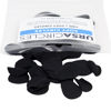 Picture of URSA Soft Circles: Reusable Soft Covers That Provide a Shield Against the Wind and Camouflage for Lavalier Mics. (100x Soft Circles, Black)