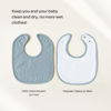 Picture of Konssy 6-Pack Muslin Baby Bibs for Boys & Girls, Soft Cotton Absorbent Drool Bibs, Bandana Bibs for Drooling & Teething