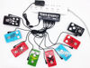 Picture of Godtone 8 Pack Guitar Effect Pedal DC Cable 5.5mm x 2.1mm Power Lead Cord, 60CM Male to Male (8 Power Cable)