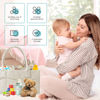 Picture of Cute Castle 2 Pack Diaper Caddy Organizer - Portable Baby Caddy Organizer with Handle, Nursery Storage Bin and Car Organizer for Girls, Boys - Baby Gift Basket - Oatmeal