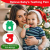 Picture of Christmas Baby Teething Ring Toys - Christmas Gift & Stocking Teethers for Newborns, Infants & Toddlers - Sensory Chew Bracelet for Teething Relief - Perfect Baby’s First Christmas Stocking Stuffers