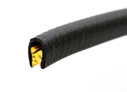 Picture of Edge Trim BlackLarge U Height 0.656" U Height x 0.039"-0.178" Grip Range (5 Feet)