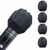 Picture of Microphone Cover 200pcs (100 pairs) Microphone Covers Disposable Individually Wrapped Mic Cover For Sanitary Mic Covers Disposable For Mic Microphone Windscreen & Pop Filters Black (200 pack- Black)