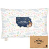 Picture of KeaBabies Toddler Pillow with Pillowcase, Jumbo 14X20 - Soft Organic Cotton Toddler Pillows for Sleeping - Machine Washable - Perfect for Travel, Toddler Bed Set (Narwhal)