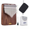 Picture of LingTing Kalimba 21 keys Thumb Piano Mbira Finger Piano Gift for Kids Adult Beginners Professional（LT-K21W,rain whisperer)