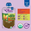 Picture of Plum Organics Stage 2 Organic Baby Food - Pear, Spinach, and Pea - 4 oz Pouch (Pack of 6) - Organic Fruit and Vegetable Baby Food Pouch