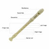 Picture of HOSEYIN Soprano Recorder Baroque style German style C Key 8 Holes Soprano Recorder for Beginners Kids students(German, ivory white)