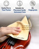 Picture of Libretto Microfiber Polish Cloth for Musical Instrument, 3 Sizes in 1 Pack, Violin and Cello Cleaning Product, Yellow, Lint-Free, Super Soft, Gift, for Piano, Guitar, Trumpet, Saxophone, Laptop.
