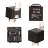 Picture of Gebildet 12V/40A SPDT Standard Auto Relay 5 pin Car Heavy Duty Switches & Starters, Used for Motor Automobile, with Black Waterproof Transparent Case (Pack of 4)