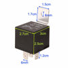 Picture of Gebildet 12V/40A SPDT Standard Auto Relay 5 pin Car Heavy Duty Switches & Starters, Used for Motor Automobile, with Black Waterproof Transparent Case (Pack of 4)