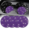 Picture of SINGARO Bling Cup Holder Coasters for Car, 4PCS Universal Non-Slip Cup Holder, Embedded Decorative Coasters, Shiny Crystal Car Interior Accessories Gifts for Women (Purple)