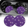 Picture of SINGARO Bling Cup Holder Coasters for Car, 2PCS Universal Non-Slip Cup Holder, Embedded Decorative Coasters, Shiny Crystal Car Interior Accessories Gifts for Women (Purple)