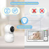 Picture of Baby Monitor with 3 Cameras Standby for 23-Hour Battery, Remote Control 4.3'' IPS Video Baby Monitor No WiFi Up to 1000ft Range, ECO, Night Vision, Temperature, 2-Way Talk, 8 Lullabies